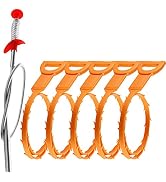 Omont Drain Clog Remover Tool, 6 Pack Drain Hair Clog Remover Tool, Sink Drain Clog Remover, 24 I...