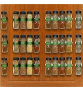 Simple Houseware 30 Spice Gripper Cabinet Holder - 6 Strips, Holds 30 Jars