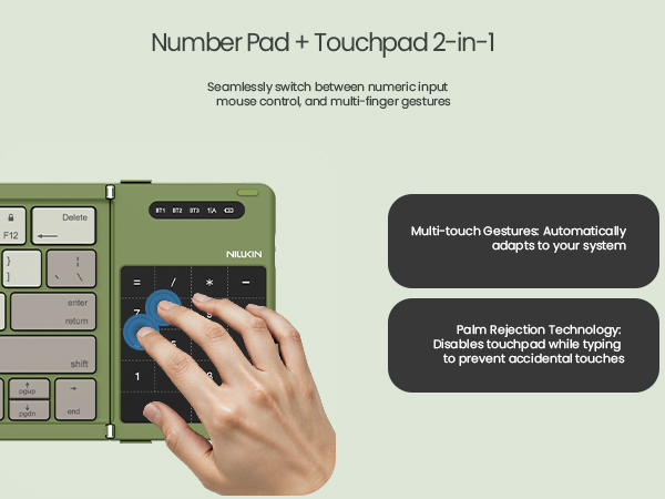 bluetooth foldable keyboard