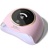 WEVILI 288W Professional UV LED Nail Lamp with 63 Beads - Fastest Gel Curing Dryer for Home & Sal...