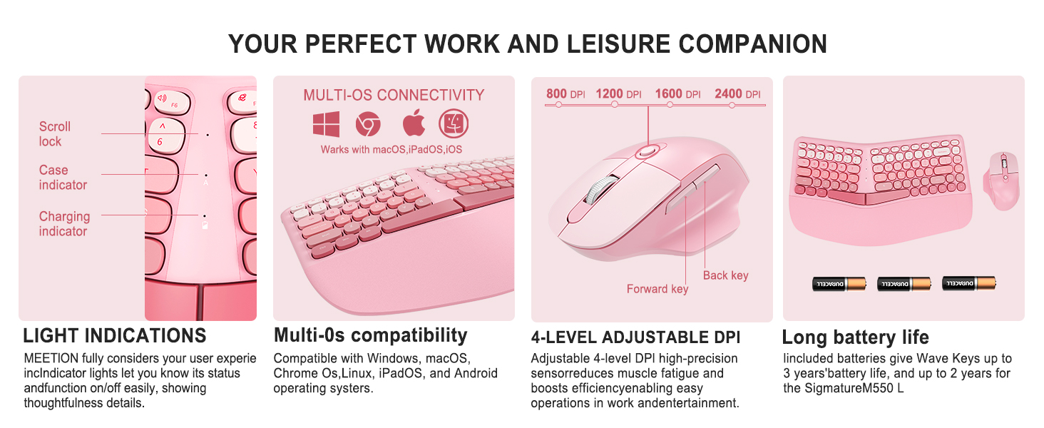 Ergonomic Wireless Keyboard