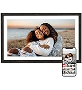 Digital Picture Frame, 15.6 Inch Frameo Digital Frame WiFi, 1920 * 1080 IPS FHD Touchscreen, 32GB...