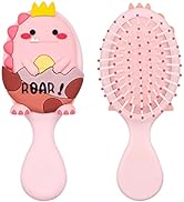DINATIS Hair Brush Kid Detangling Hairbrush Toddler Hair Brush Plastic Soft Massage Comb Small Di...