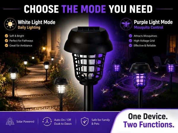backyard bug zapper outdoor solar