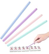 linastu 4 Pcs Mahjong Tile Takers, Silicone Mahjong Tile Grabbers Sticks Easy to Reach and Pick u...