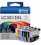 INKMATE LC3013XL Ink Cartridges Replacement for Brother LC3013 XL LC3011 LC3013BK Printer Ink Wor...