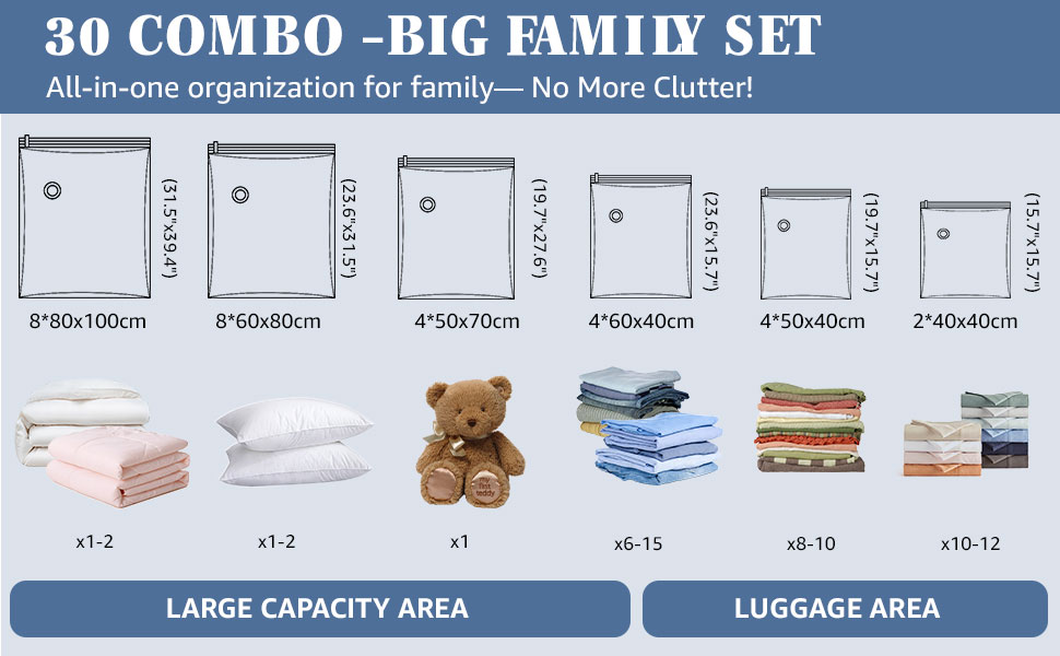 jumbo vacuum seal bags for bedding