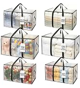 ClearSpace Heavy Duty Moving Bags - Water Resistant Storage Bags with Backpack Straps, Zippers an...