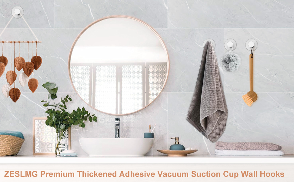 ZESLMG suction cup wall hooks-
