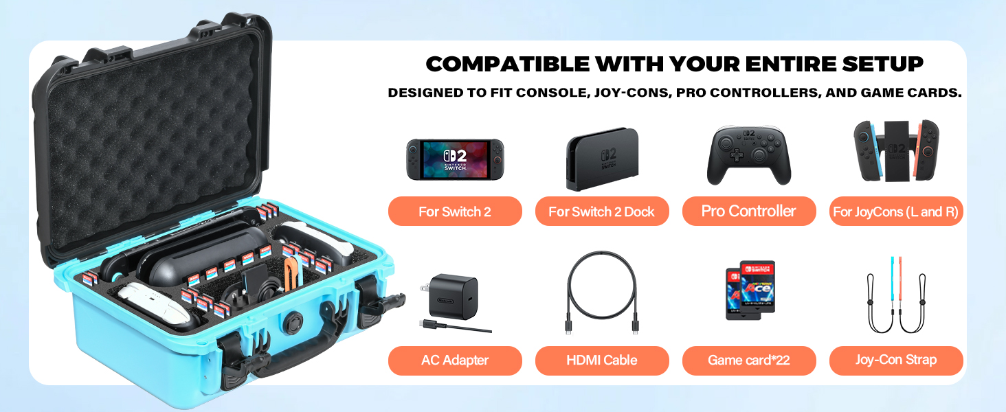nintendo switch 2 carrying case all in one