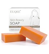 EUQEE Vitamin C Kojic Acid Soap, 5 oz Vitamin C Soap Bars with Acid Soap, Niacinamide, Vitamin C ...