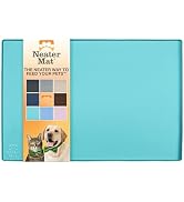 Neater Pet Brands Neater Mat Pet Mats for Food and Water, Cat & Dog Bowl Mat Waterproof Silicone,...