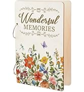SUPERDANT Wonderful Memories Greeting Card Organizer Birthday Gift Card Holder Flowers Cards Keep...