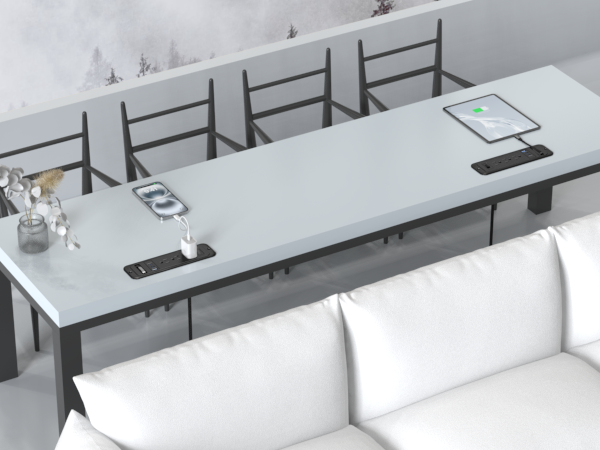 furniture recessed power strip