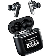 Acuvar Wireless Earbuds Bluetooth Headphones with LED Display, Stereo in Ear Noise Canceling Wate...