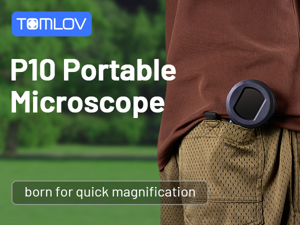 TOMLOV P10 Microscope for Adults Kids