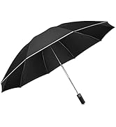 Meichoon UV Protection Reverse Umbrella Portable Compact Windproof for Rain Automatic Folding Inv...