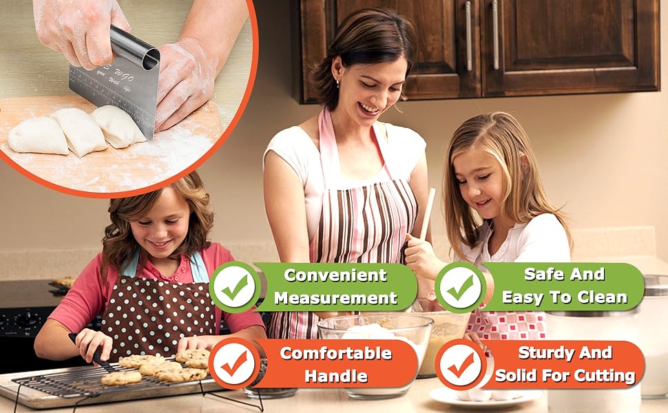 Pro Dough Pastry Scraper