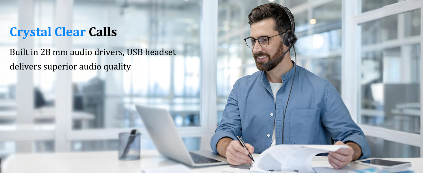 usb headset with microphone for pc