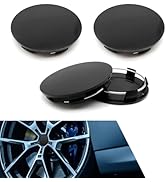 WZP 4 PCS Car Wheel Center Caps, OD 60mm ABS Rust-Proof Hub Caps, Snap-in Anti-Falling Deco Vehic...