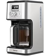Gevi 14-Cup Programmable Coffee Maker, Drip Coffee Machine with Normal & Strong Brew for Home and...