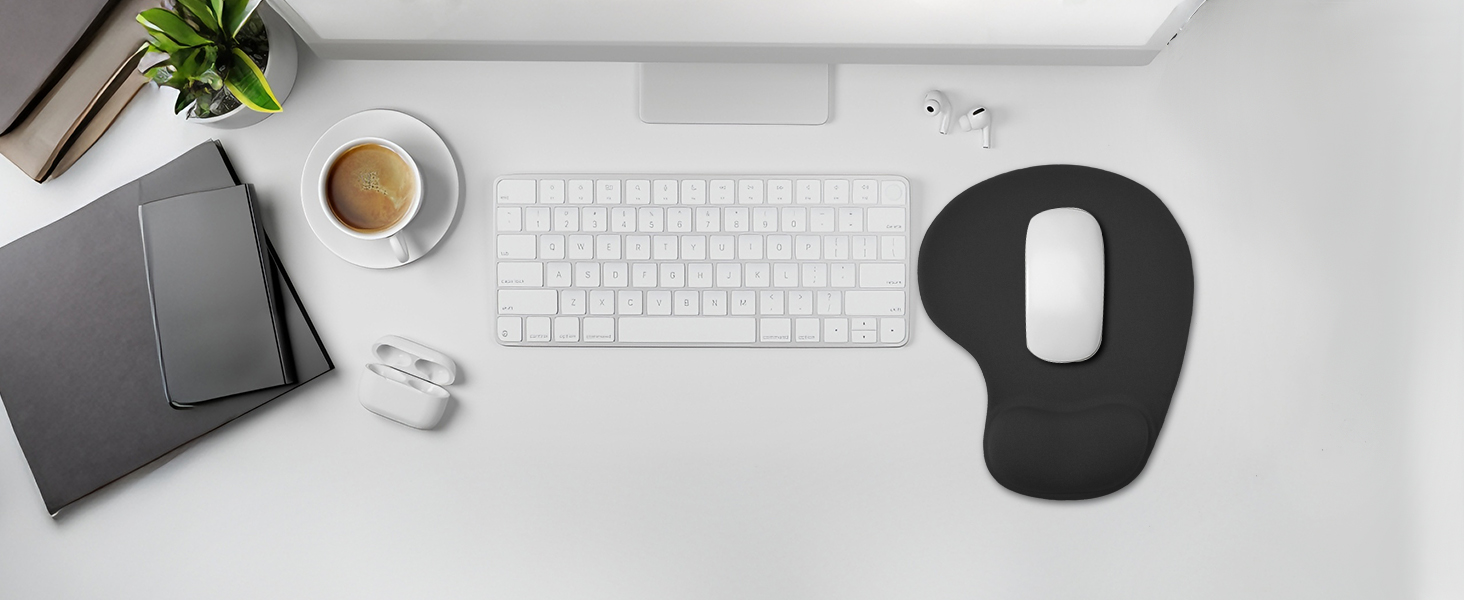 Mouse Pad with Wrist Rest Support