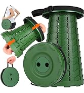 Fishboy Upgraded Collapsible Stool for Adults,Portable Retractable Folding Telescoping Foldable C...