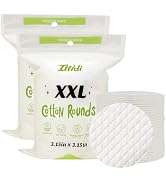 Extra Large Cotton Rounds, 3.15 inches Diameter,(120 Count),100% Pure Cotton Pads, Soft and Lint-...