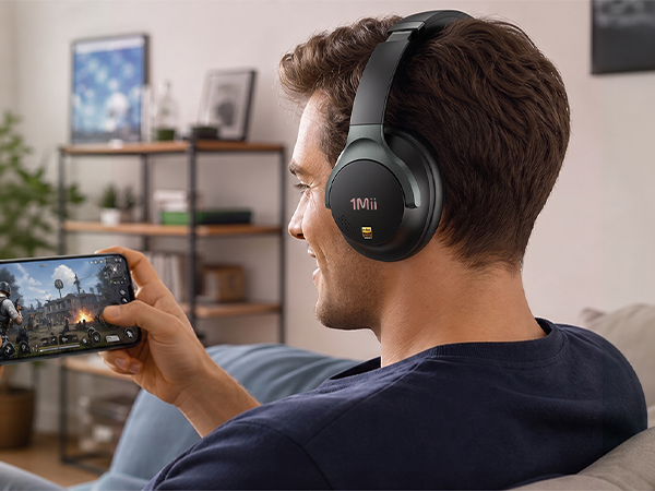 1Mii Hybrid Active Nose Cancelling Headphones