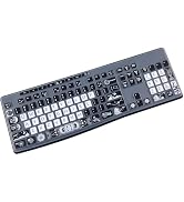Silicone Keyboard Cover for Logitech K270 MK295 MK275 MK270 Wireless Keyboard, Logitech K200 K260...