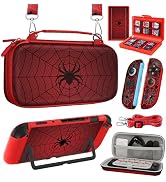 Gurgitat 6in1 Kits Accessories Bundle for Nintendo Switch 2 2025 - Cute Carrying Case, Protective...