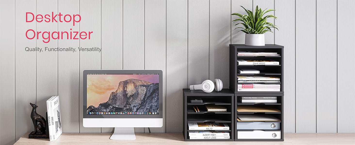 Paper Organizer Shelf for Desk