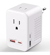 TREVOLTY PD 35W Voltage Converter US to Europe - 1600W 220V to 110V Converter for European Travel...