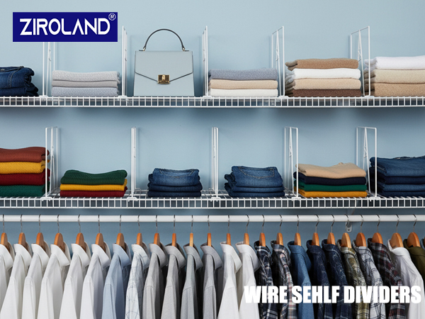 wire shelf dividers