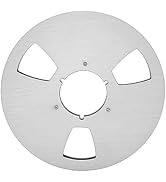 1/4 10.5 Inch Empty Take Up Reel to Reel for Pioneer, 3 Hole Empty Tape Reel, Aluminum Alloy Univ...
