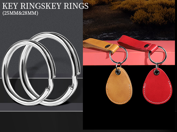 25mm&28mm Key Rings