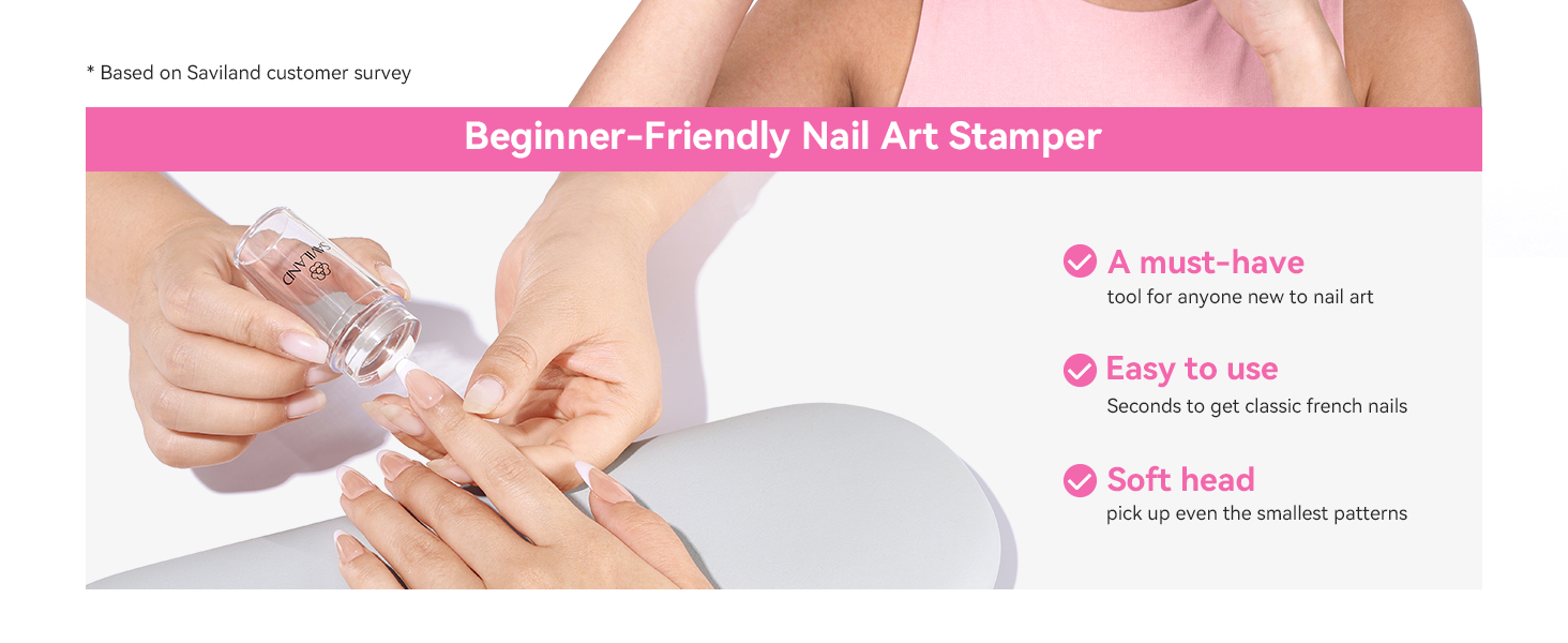 french tip nail stamp