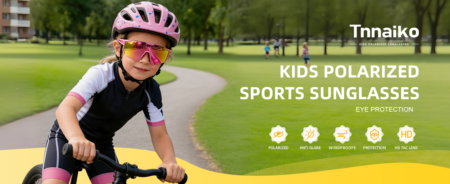 Kids Baseball Sunglasses for Boys Girls