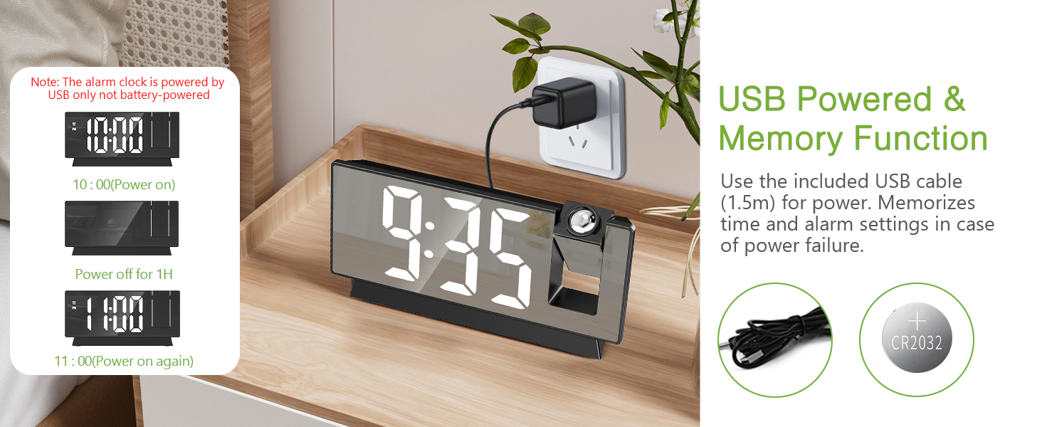 Projection Alarm Clock