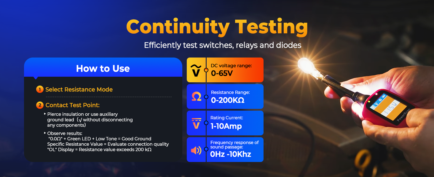 electric tester voltage tester test light automotive
