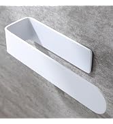 Taozun White Towel Rack Adhesive Hand Towel Holder Towel Bar Towel Ring | Durable Stainless Steel...