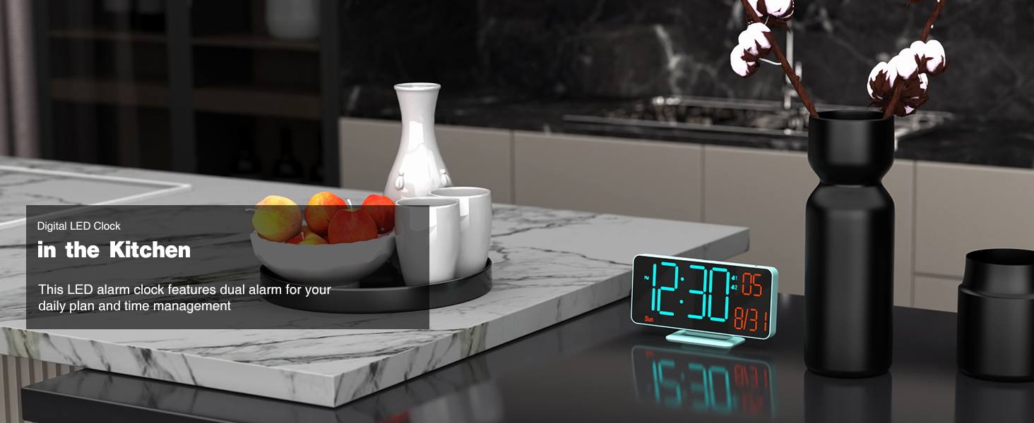 led clock