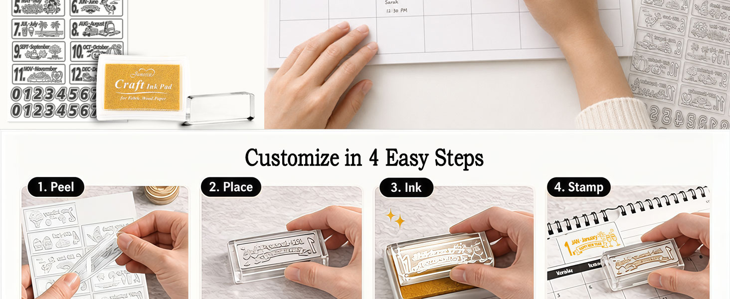 calendar planner calendar month stamp calendar stamp