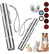 Cyahvtl Laser Pointer, Cat Toys for Indoor Cats, Kitten Dog Laser Pen Toy, Red Dot LED Light Poin...