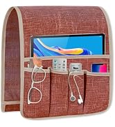 WETRBWEH Couch Armrest Remote Control Holder, Couch Caddy Gifts for Seniors Bed Caddy Tv Remote H...