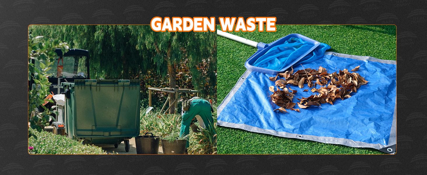 Clean up yard waste, protect the ground, lightweight and durable, use outdoor protection situations