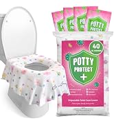 Eli with Love 40 Extra Large Disposable Toilet Seat Cover by Eli with Love – Toddler Toilet Cover...