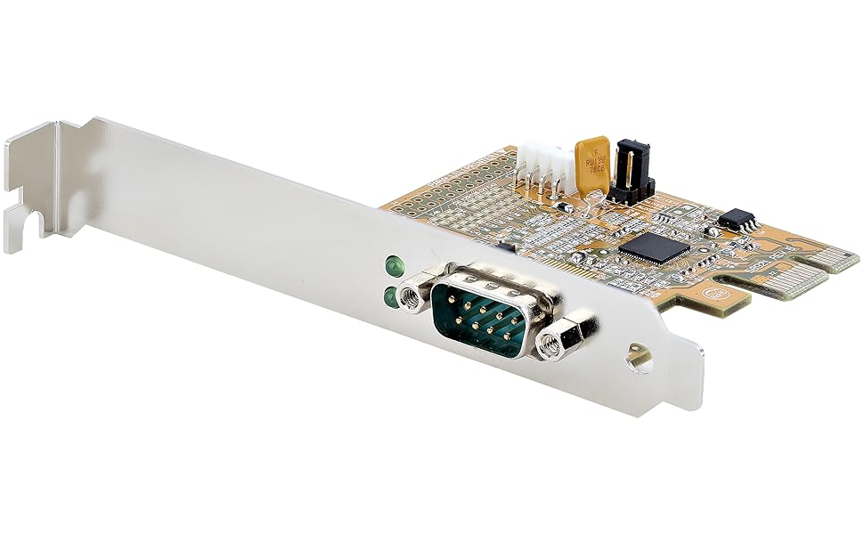 PCI Express Serial Card, PCIe to RS232 (DB9) Serial Interface Card