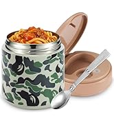 Thermo for Hot Food Kids - 15.2oz, Leak Proof Insulated Food Jar, Soup Thermo, Insulated Lunch Co...