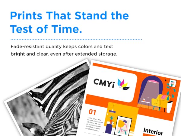 A couple color printouts